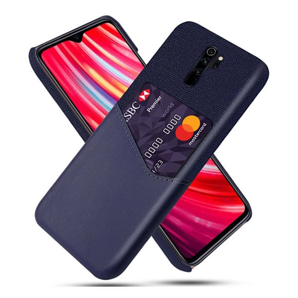 Bofink Xiaomi Redmi Note 8 Pro-Kort Deksel - Blå Blue