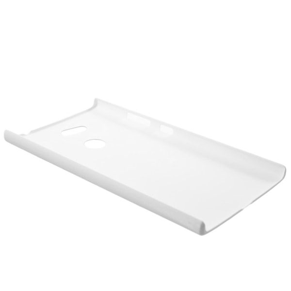 Sony Xperia L2 cover i hård plastik med gummibelægning - Hvid White