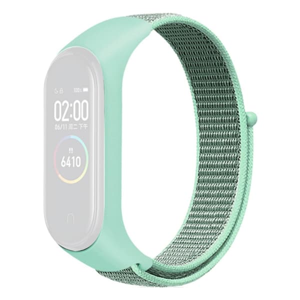 Xiaomi Mi Band 7 / 6 / 5 klockarmband i nylon - Grön Grön