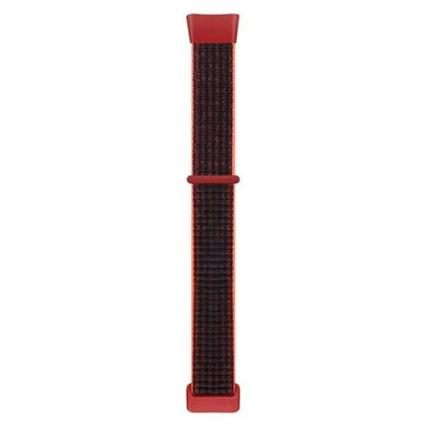 Fitbit Charge 5 nylonrem - Röd / Svart Röd