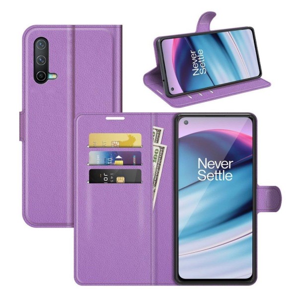 Classic OnePlus Nord CE 5G Läppäkotelo - Violetti Purple