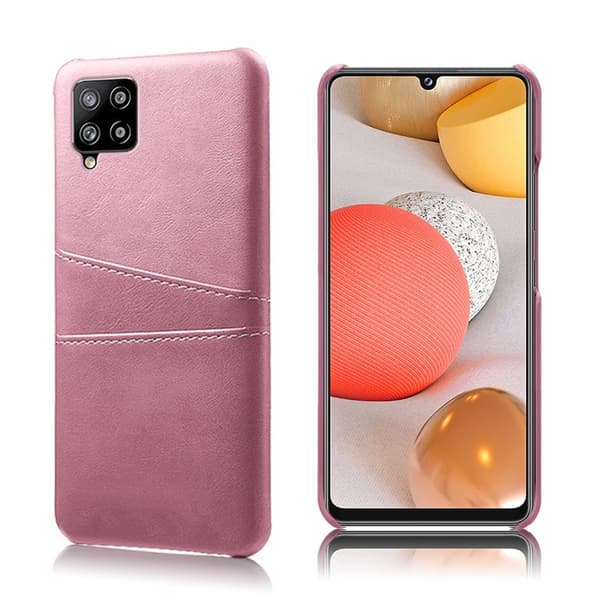 Samsung Galaxy A42 5G skal med korthållare - Rosa Rosa