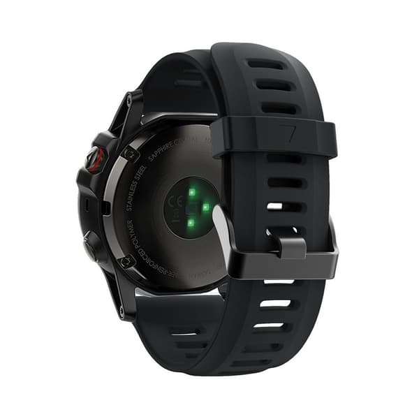 Garmin Fenix 5X / Fenix 3 silikoneurrem - sort Black