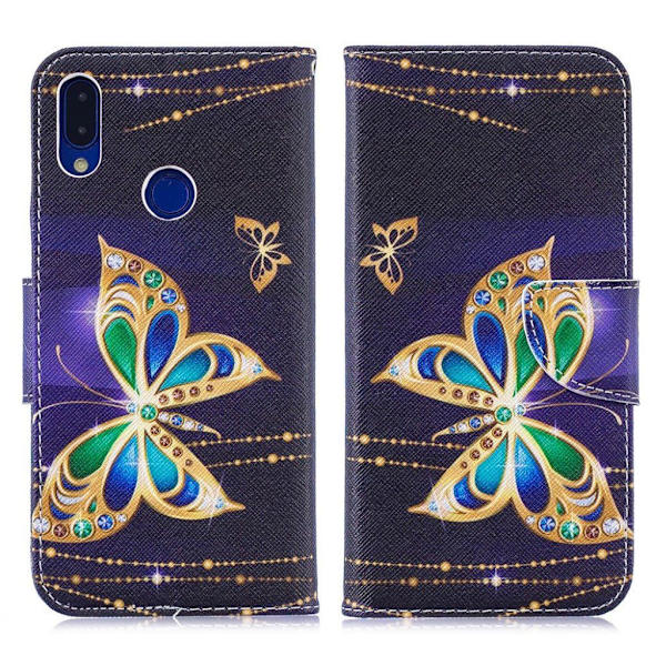 Wonderland Xiaomi Redmi Note 7 / Note 7 Pro / Note 7S etui – Farvede sommerfugle Multicolor