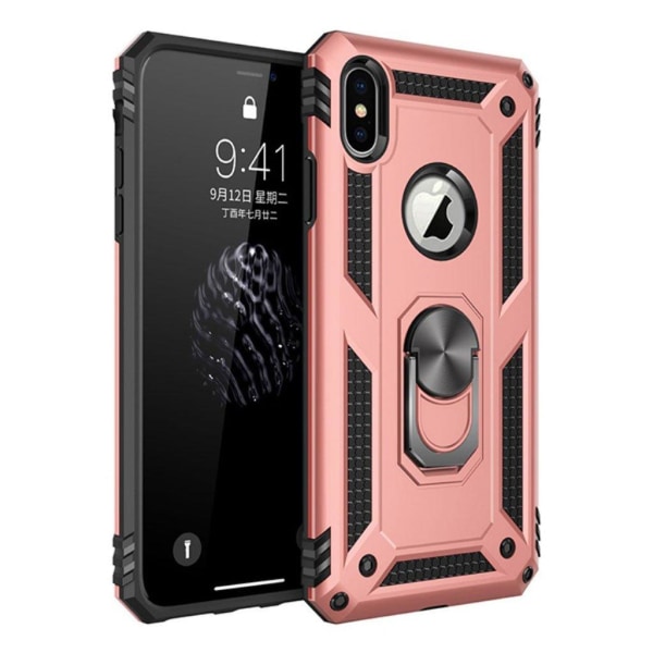 Bofink Combat iPhone XS kuoret - Ruusukulta Pink