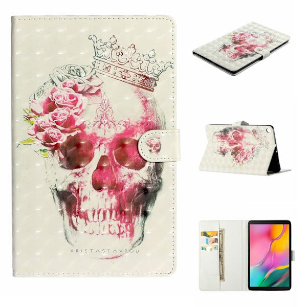 Samsung Galaxy Tab A 10.1 (2019) - Pääkallo Multicolor