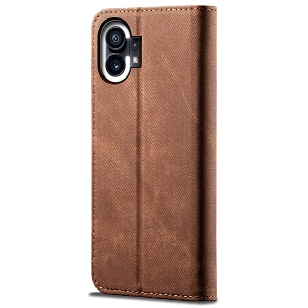 Jeans Nothing Phone (1) Flip Etui - Kaffe Brown