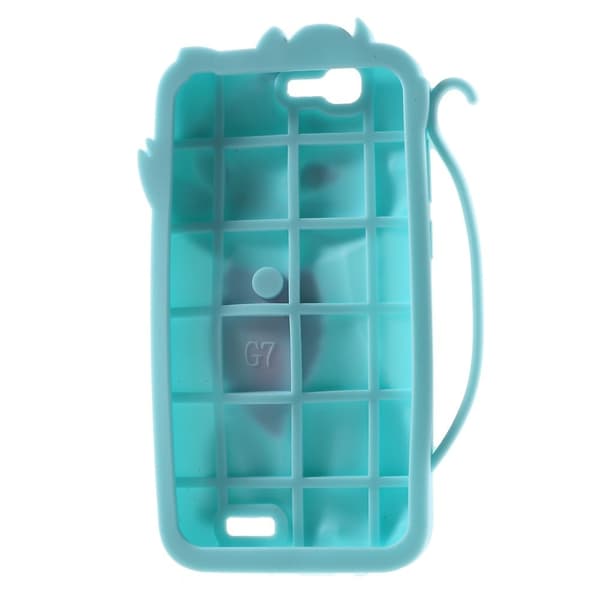 Hauger Huawei Ascend G7 Silicone Deksel - Blå Blue
