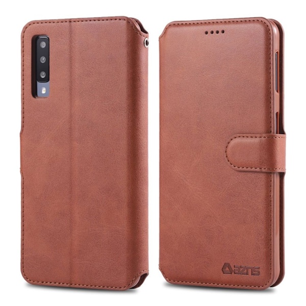AZNS Samsung Galaxy A50 konstläderfodral - Brun Brun