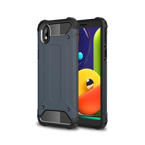 Armour Guard Etui Samsung Galaxy A01 Core - Mørkeblå Blue