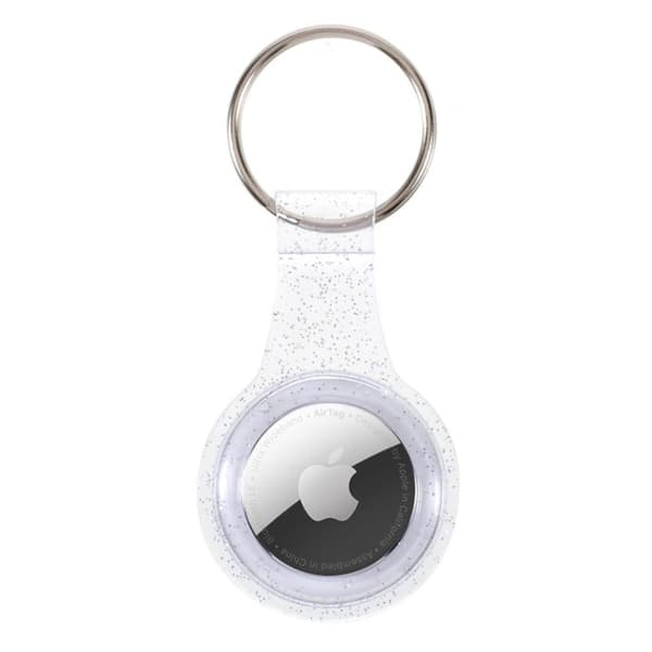 AirTags TPU-skydd i glitterstil - Transparent Transparent