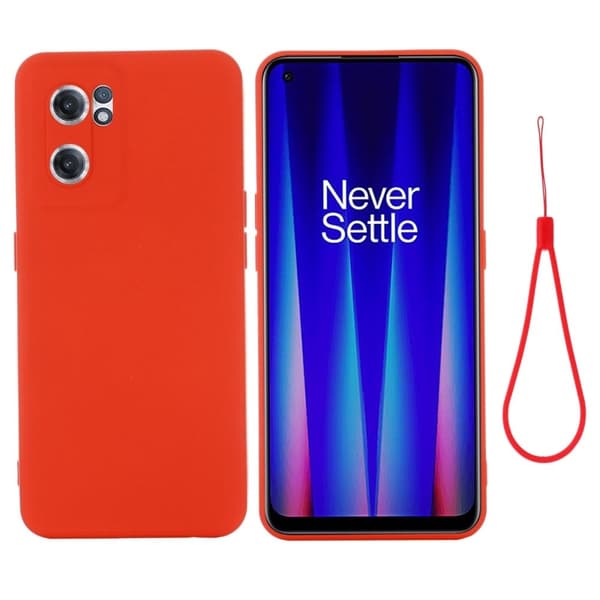 Matte Liquid OnePlus Nord CE 2 5G silikone cover - Rød Red