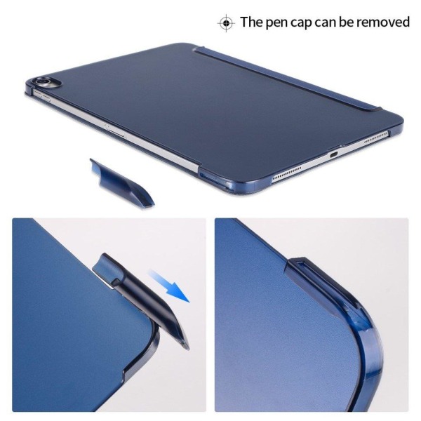 iPad Pro 11 tum (2018) tri-fold smart läderfodral - Blå Blå