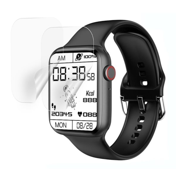2 kpl Apple Watch (41mm) näytönsuojain Transparent