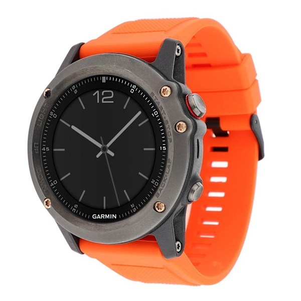 Garmin Fenix 3 / 3 HR / 5X klockarmband i silikon - Orange Orange