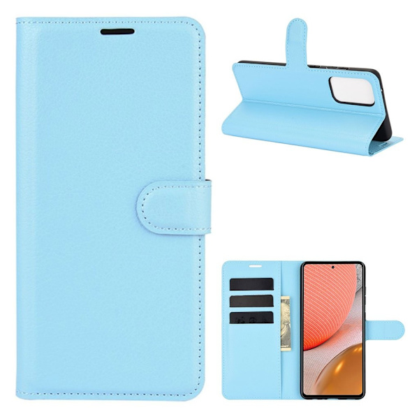 Classic Samsung Galaxy A72 5G Flippetui - Blå Blue