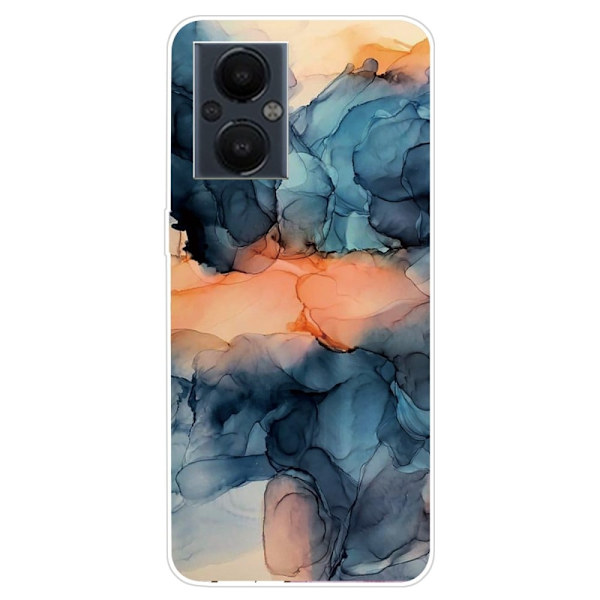 Marble OnePlus Nord N20 5G Etui - Orange Between The Blues Multicolor