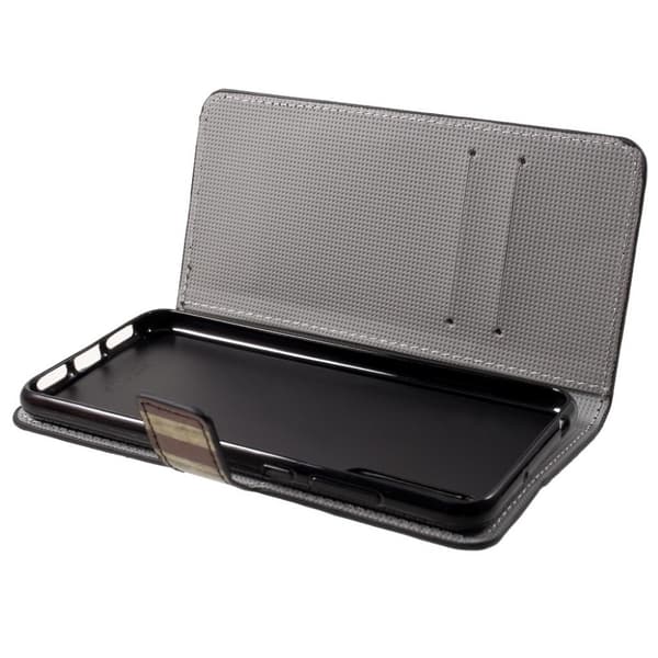 Huawei P20 Pro mønstret PU læder flip etui - Retro US Flag Multicolor