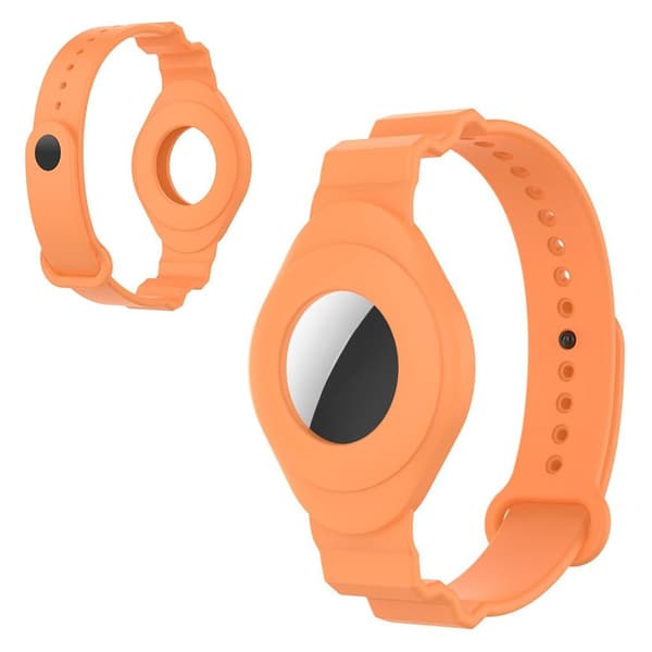AirTags enkle silikone-håndledsrem - Orange Orange