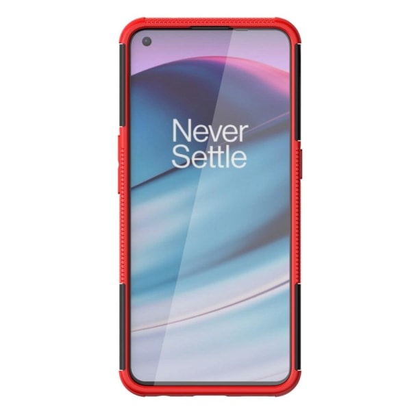 Kickstand cover with magnetic sheet for OnePlus Nord CE 5G - Red Red