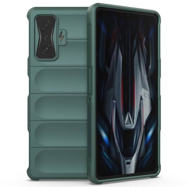 Mjukt greppformat Xiaomi Poco F4 GT / Xiaomi Redmi K50 skal - Grön Grön
