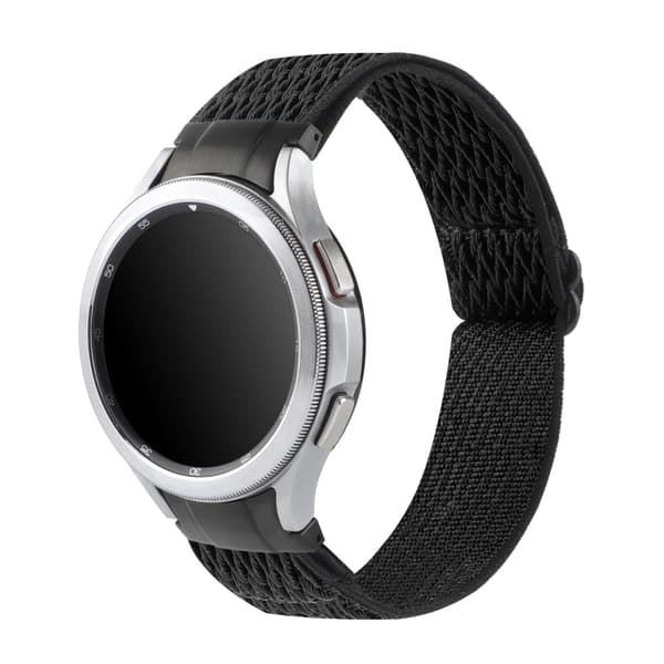 Samsung Galaxy Watch 5 / 4 elastisk nylonrem - Sort Black