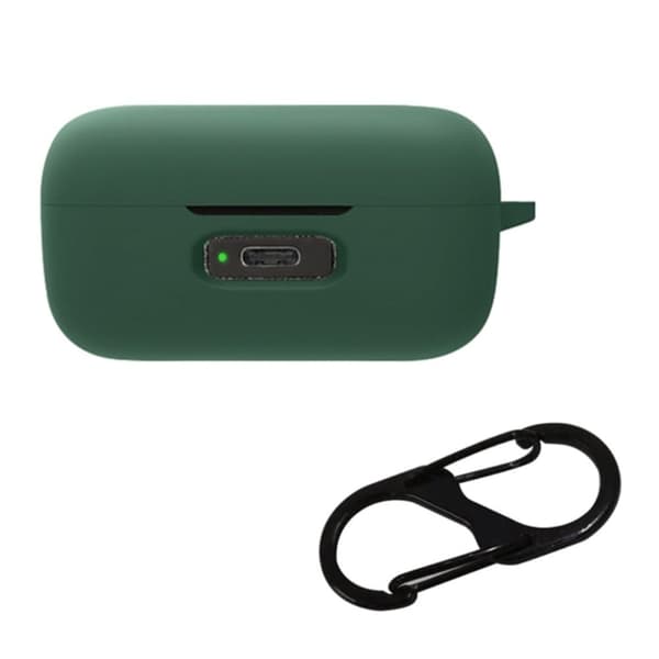 Sennheiser Momentum True Wireless 3 silikoneetui med spænde - Sortliggrøn Green