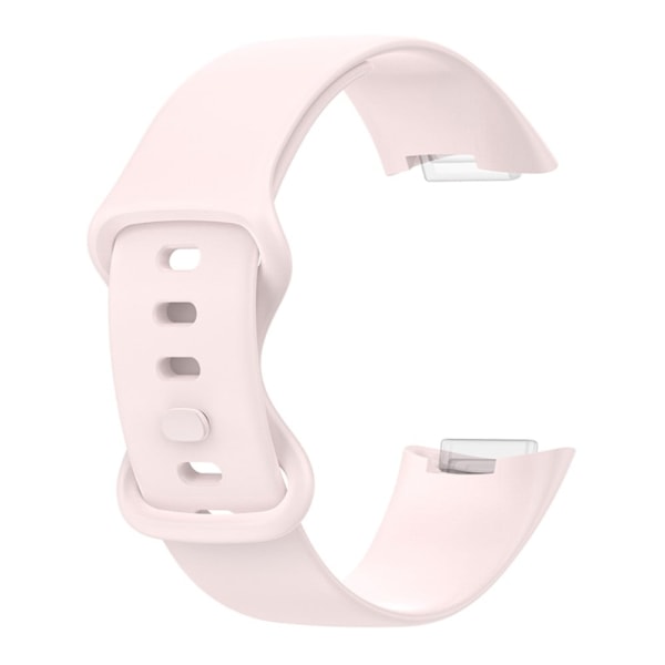 Fitbit Charge 5 enkel urrem i silikone - Khaki Brown