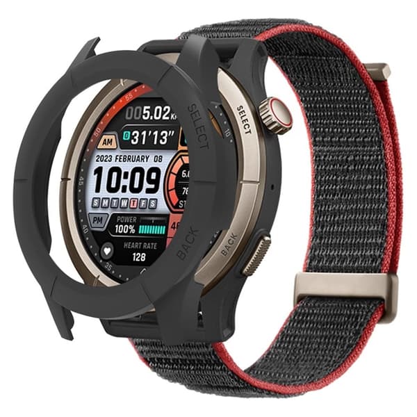 Huami Amazfit Cheetah Pro Frame Deksel Watch Protector - Svart Black