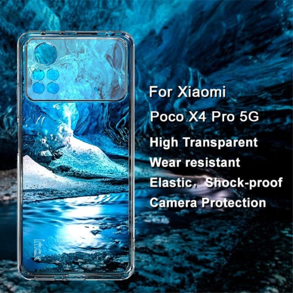 IMAK Ux-5 Skal till Xiaomi Poco X4 Pro 5g - Transparent Transparent