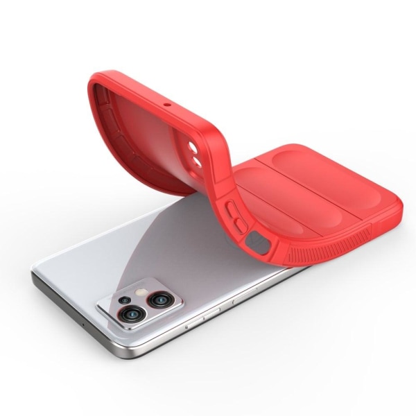 Mjukt greppformat Motorola Moto G32 skal - Röd Röd