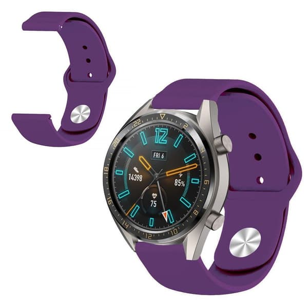 Huawei Watch GT 2 46mm silikoneurrem - Lilla Purple