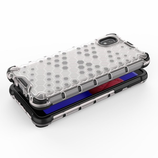 Bofink Honeycomb Samsung Galaxy A01 Core Etui - Grå Silver grey