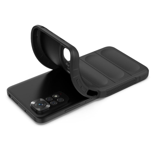 Blødt grebsformet cover til Xiaomi Redmi Note 11S / Xiaomi Redmi Note 11 - Sort Black