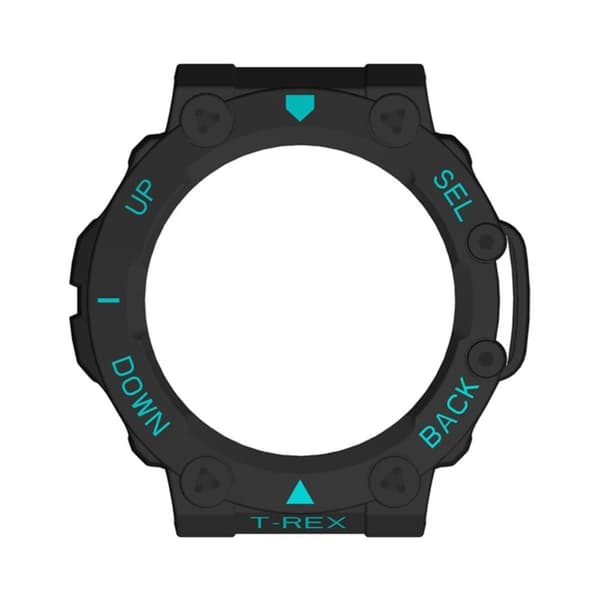 Amazfit T-Rex 2 dobbeltfarvet cover - Sort / Blå Blue