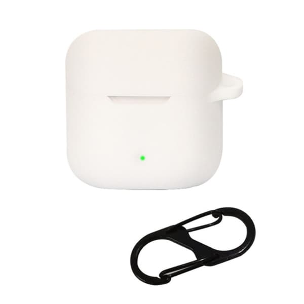YX06 TWS silikonveske med spenne - Hvit White