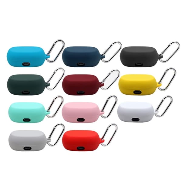 Jabra Elite 7 Active silikonetui med nøkkelring - Gul Yellow