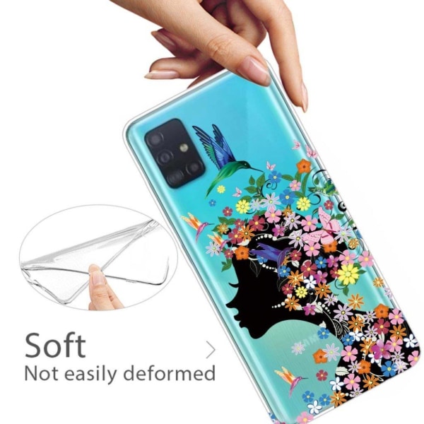 Deco Samsung Galaxy A71 skal - Blommig Skönhet multifärg