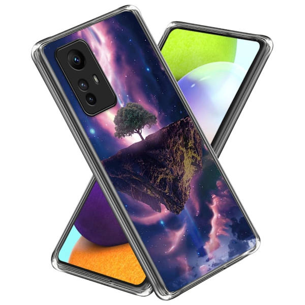 Deco Xiaomi Redmi Note 12S kotelot - Aurora Yö Purple