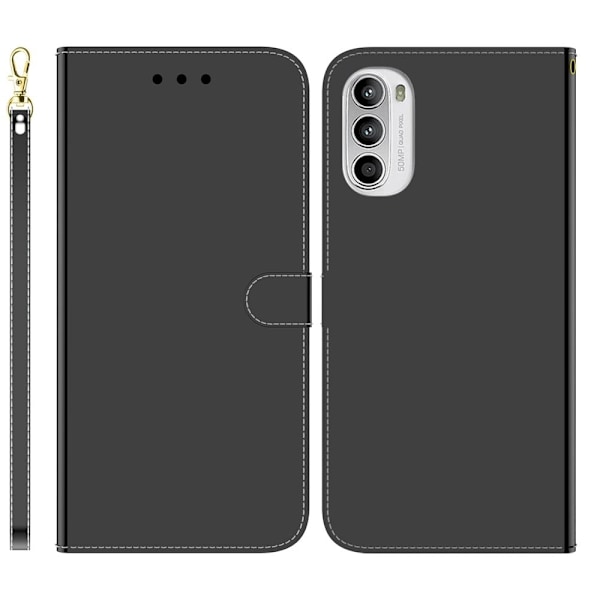 Mirror etui til Motorola Moto G52 - Sort Black