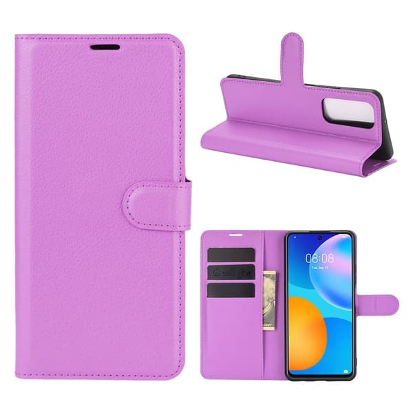 Classic Huawei Y7A / P Smart 2021 flip etui - lilla Purple