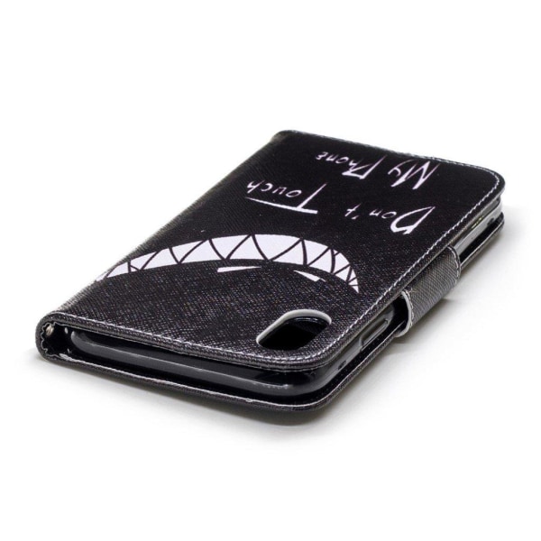 iPhone XR mobilfodral syntetläder silikon stående plånbok - Rör multifärg