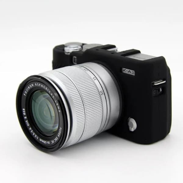 Fujifilm X-A20 / XA3 / XA10 silikon deksel - Svart Black