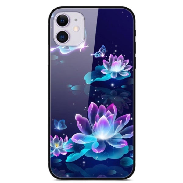 Fantasy iPhone 12 Pro / iPhone 12 skal - Lotusblomma Blå