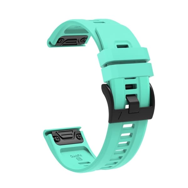 Garmin Fenix 7X klockarmband i silikon - Blågrön Grön