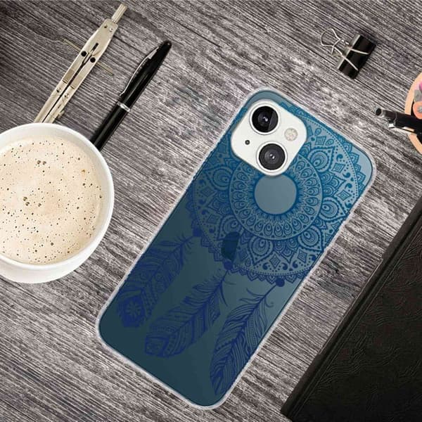 Deco iPhone 14 Plus deksel - Drømmefanger Blue