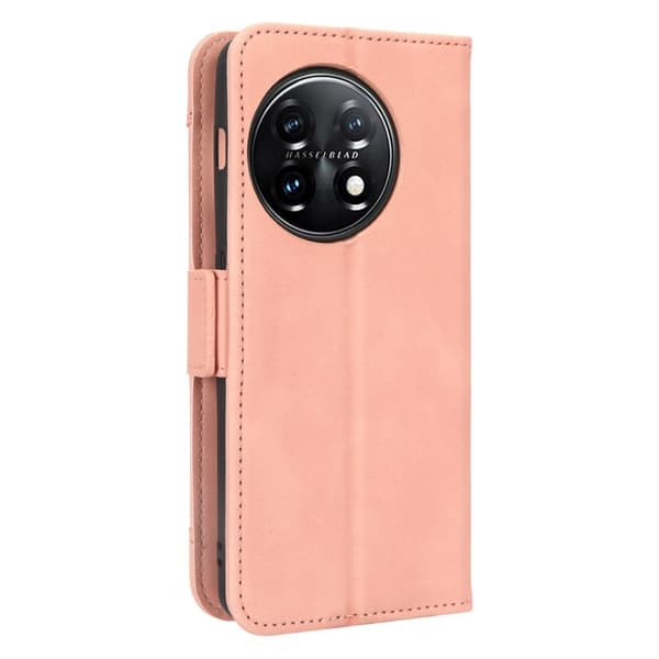 Bofink Vintage OnePlus 11 Läderfodral - Rosa Rosa