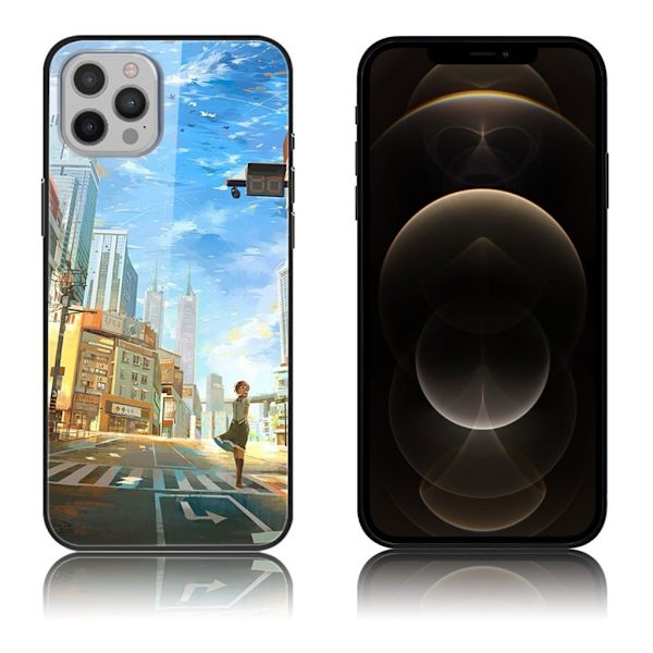 Fantasy iPhone 12 Pro Max Deksel - Tokyo Multicolor