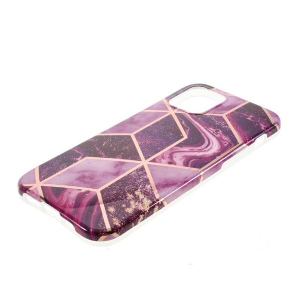 Marble design iPhone 12 Mini kotelot - Violetti Purple