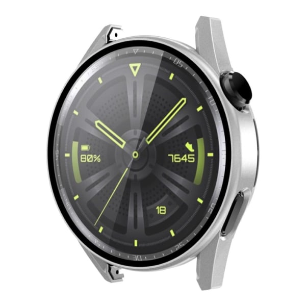 ENKAY Huawei Watch GT 3 (46mm) mat cover + 9H hærdet glas - Sølv Silver grey